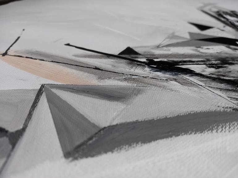 Original Abstract Expressionism Abstract Painting by Iryna Calinicenco