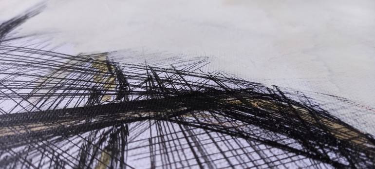 Original Abstract Body Mixed Media by Iryna Calinicenco