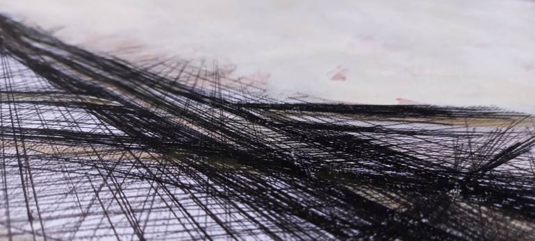Original Abstract Body Mixed Media by Iryna Calinicenco