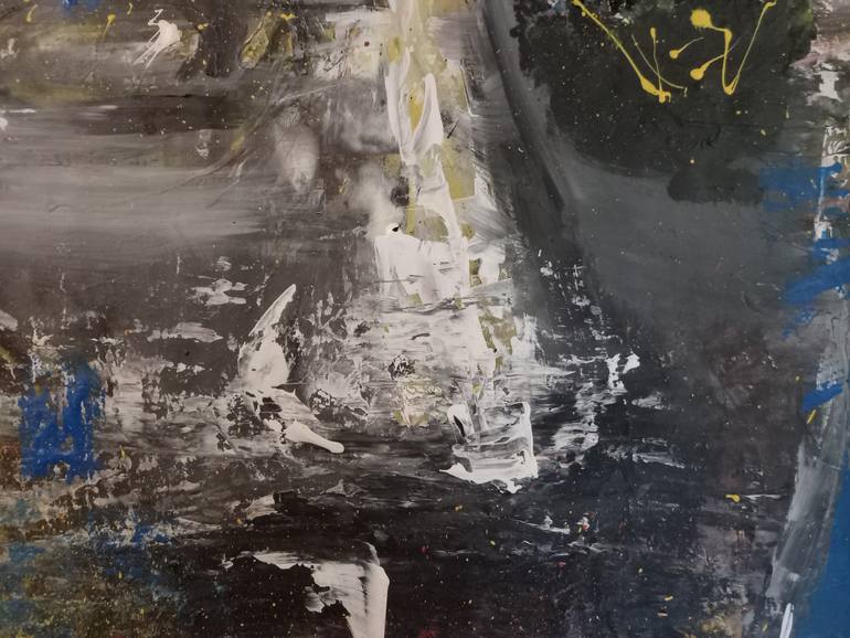 Original Abstract People Painting by Iryna Calinicenco