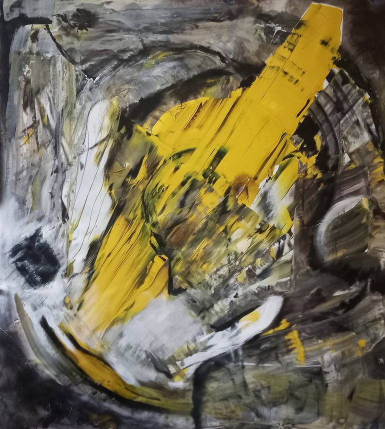 Print of Abstract Expressionism Portrait Paintings by Iryna Calinicenco