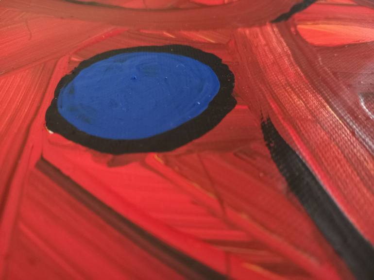 Original Abstract Expressionism Abstract Painting by Iryna Calinicenco