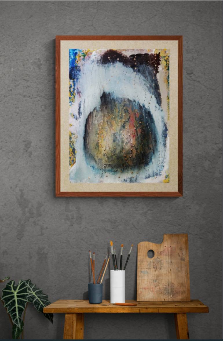 Original Abstract Expressionism Still Life Digital by Iryna Calinicenco