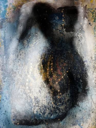 Original Abstract Expressionism Body Digital by Iryna Calinicenco