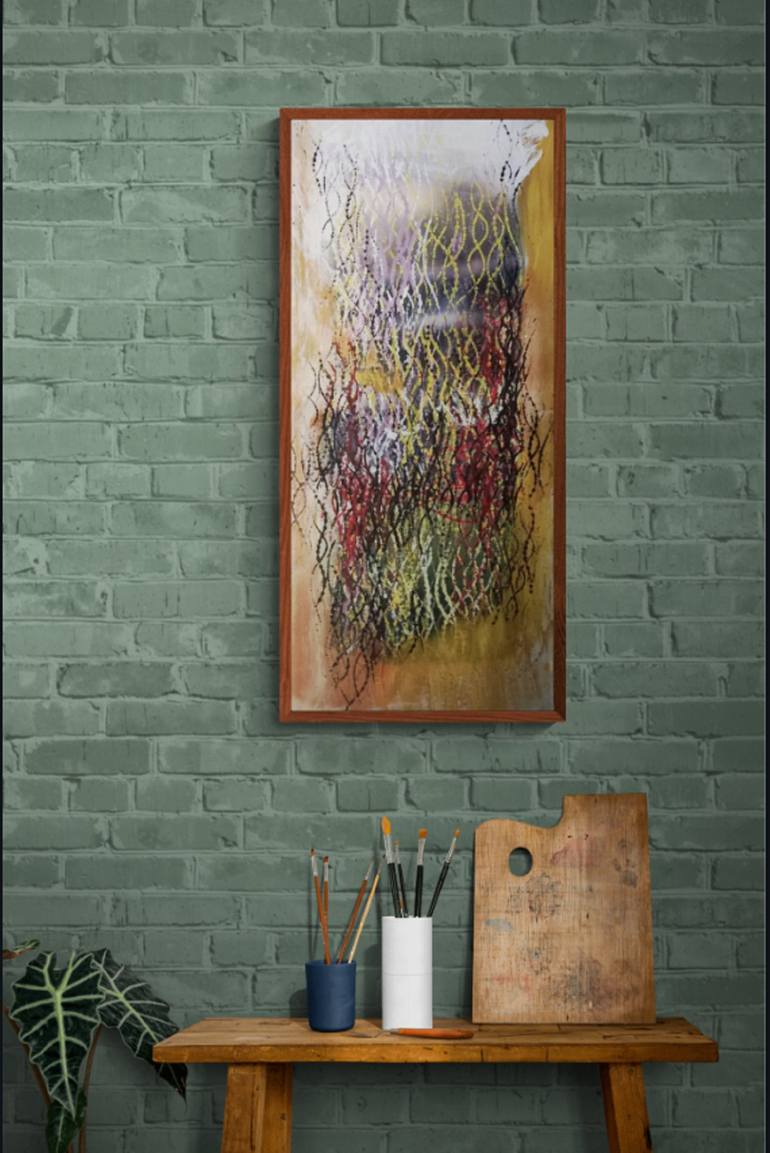 Original Contemporary Abstract Painting by Iryna Calinicenco