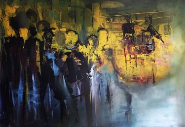 Print of Abstract Expressionism People Paintings by Iryna Calinicenco