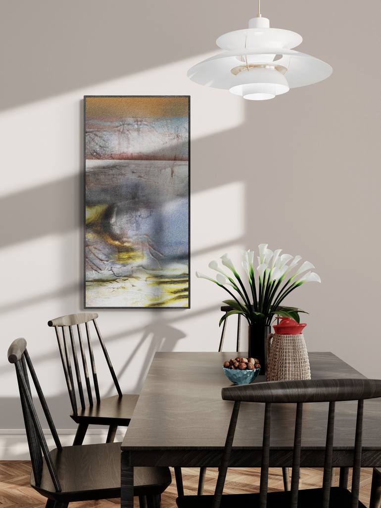 Original Abstract Expressionism Landscape Digital by Iryna Calinicenco