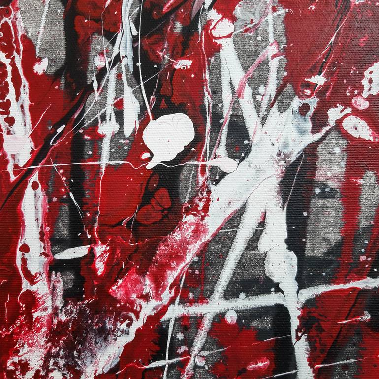 Original Abstract Expressionism Abstract Painting by Iryna Calinicenco