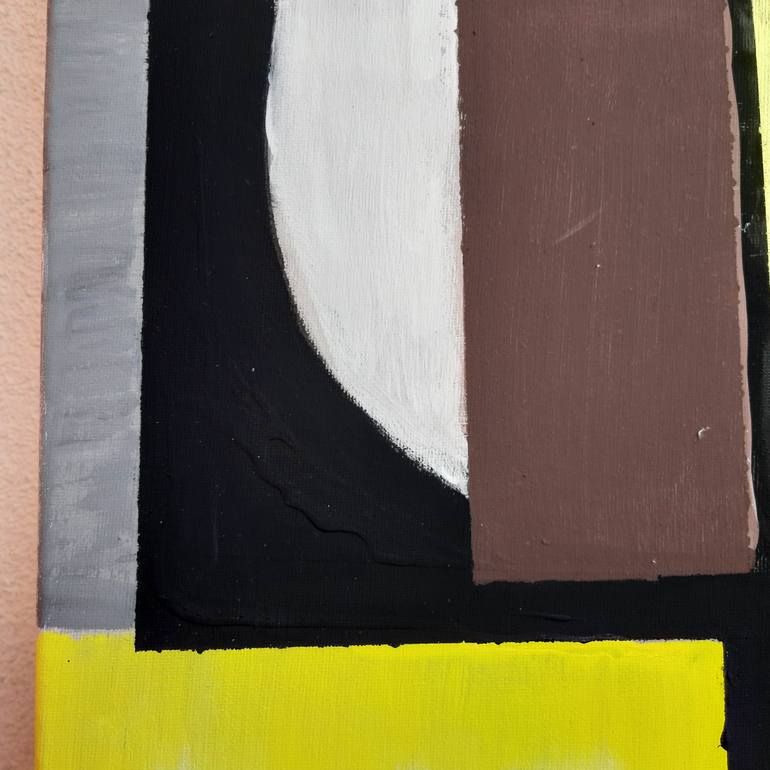 Original Cubism Abstract Painting by Iryna Calinicenco