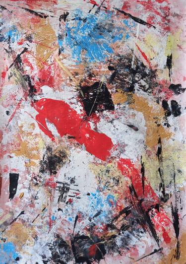 Print of Abstract Expressionism Abstract Paintings by Iryna Calinicenco
