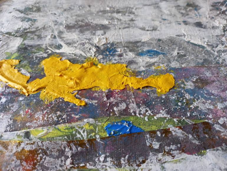 Original Expressionism Abstract Painting by Iryna Calinicenco