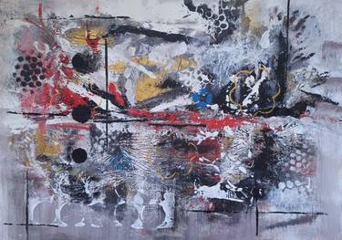 Original Expressionism Abstract Paintings by Iryna Calinicenco