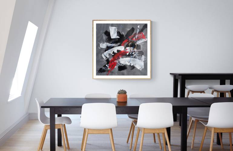 Original Expressionism Abstract Painting by Iryna Calinicenco