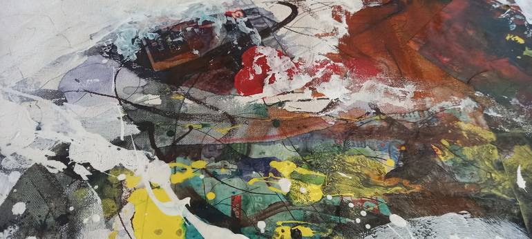 Original Abstract Collage by Iryna Calinicenco