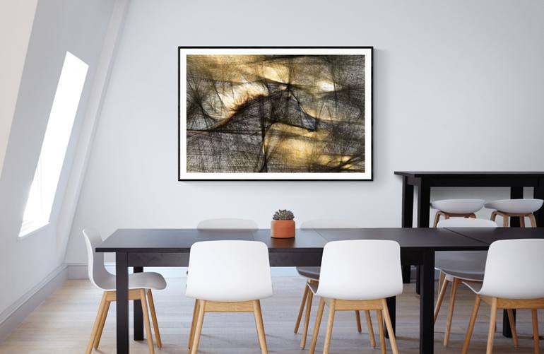 Original Abstract Horse Digital by Iryna Calinicenco