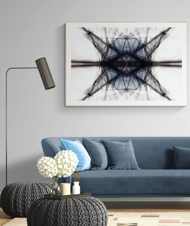 Original Abstract Geometric Digital by Iryna Calinicenco