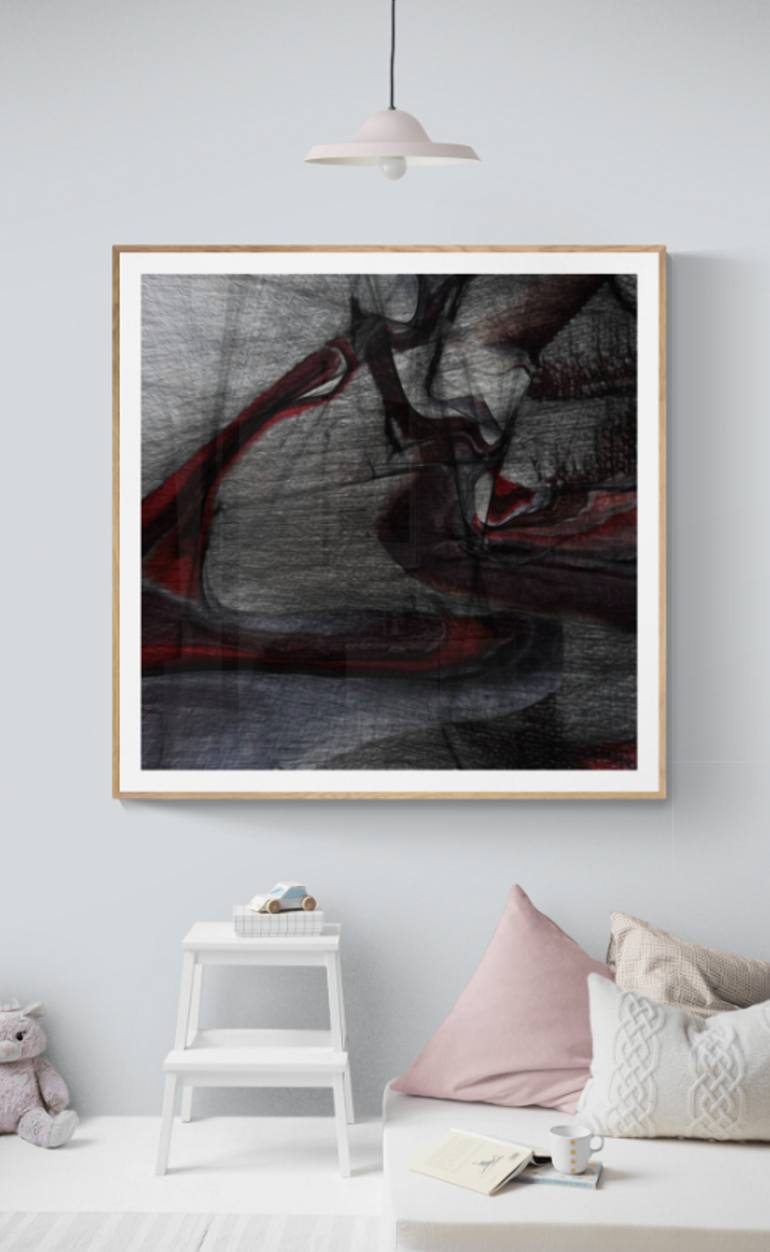 Original Expressionism Abstract Digital by Iryna Calinicenco