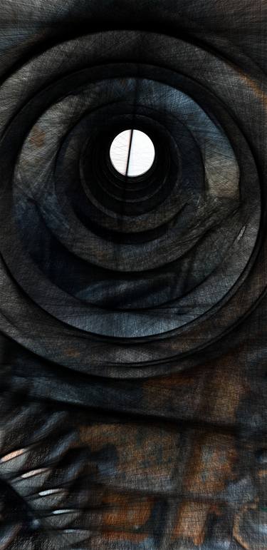 Original Abstract Expressionism Geometric Digital by Iryna Calinicenco
