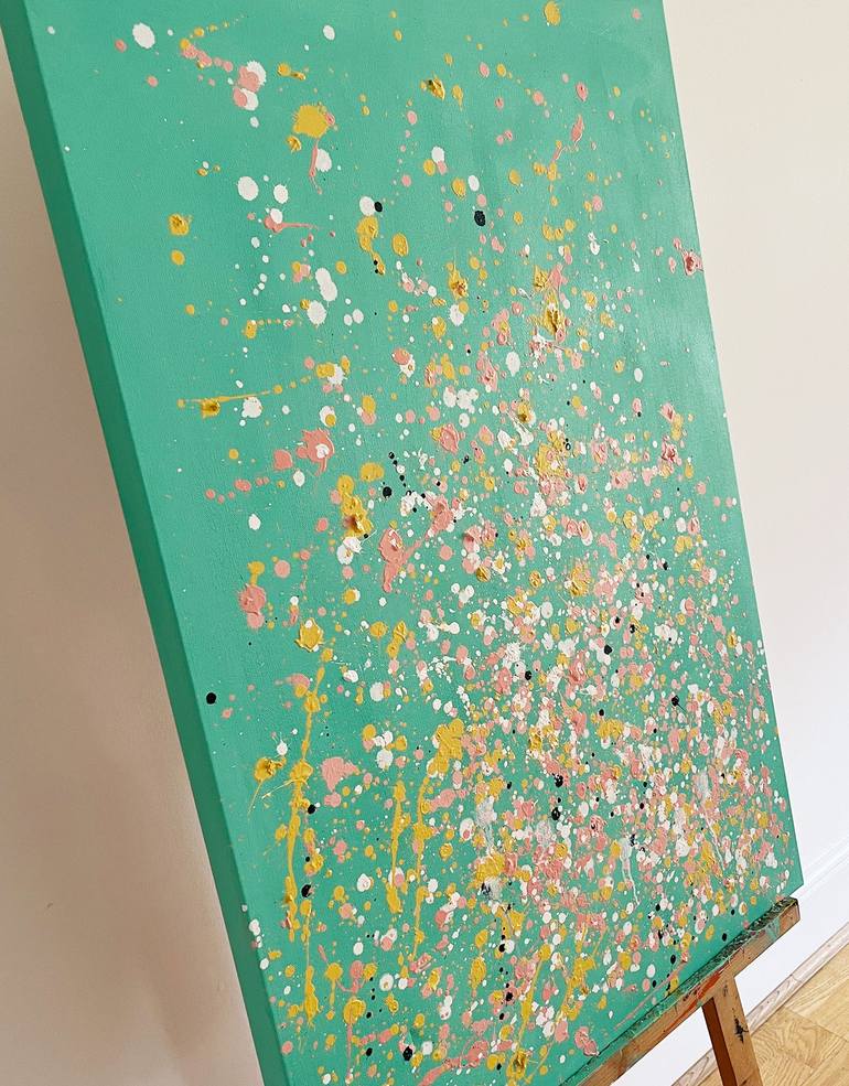 Original Abstract Expressionism Abstract Painting by Mitchell Brock