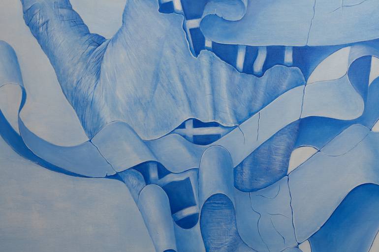 Original Dada Body Painting by Mirena Rhee