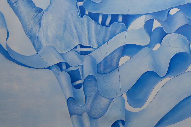 Original Dada Body Painting by Mirena Rhee