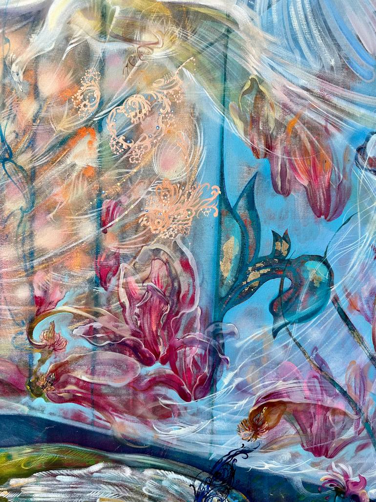 Original Art Nouveau Animal Painting by Karine Paronyanc