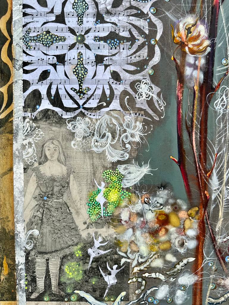 Original Conceptual Botanic Painting by Karine Paronyanc