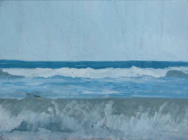 Print of Expressionism Seascape Paintings by Marius Roos