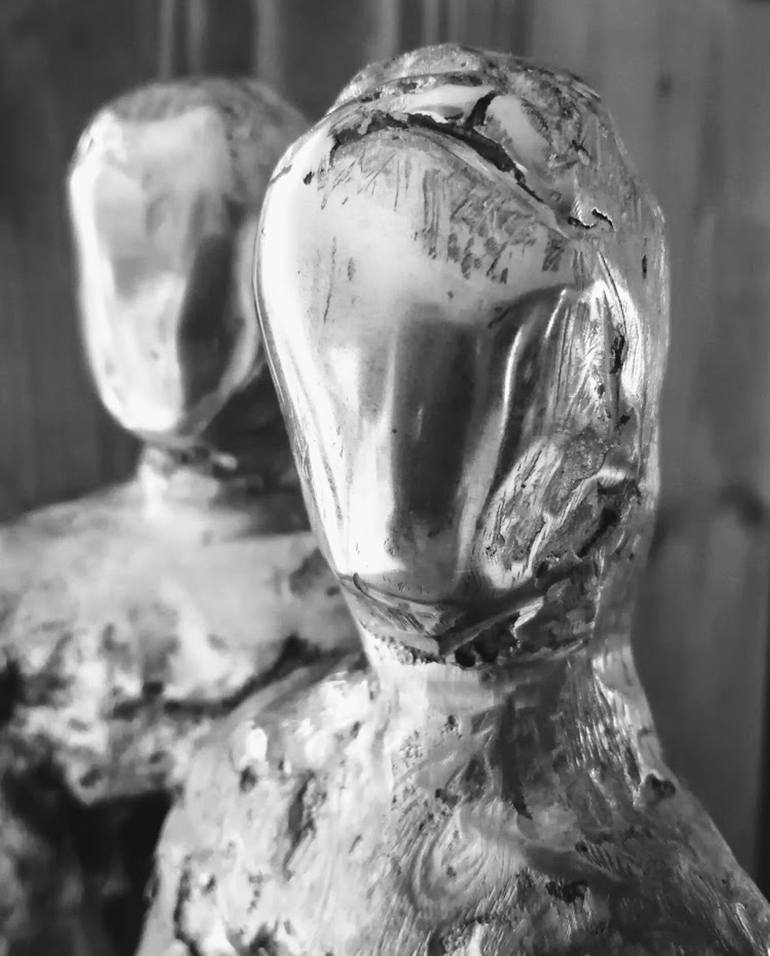Original Modern People Sculpture by Caroline Wheaton