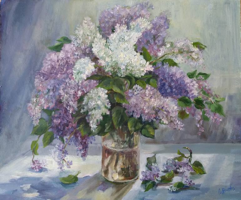 Lilac Painting by Lilia Vitko | Saatchi Art