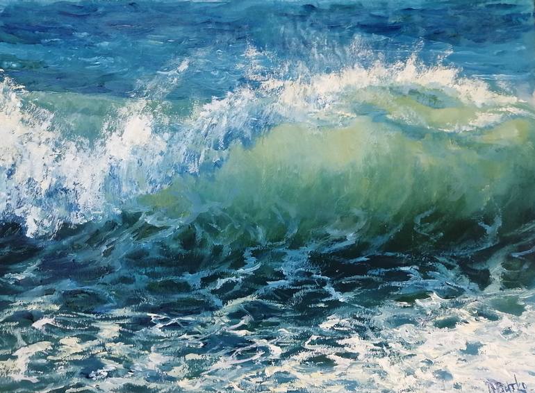 A wave of tenderness Painting by Lilia Vitko | Saatchi Art