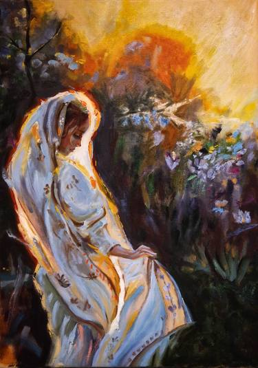 Original Impressionism Light Paintings by Jolanta Rabenstein