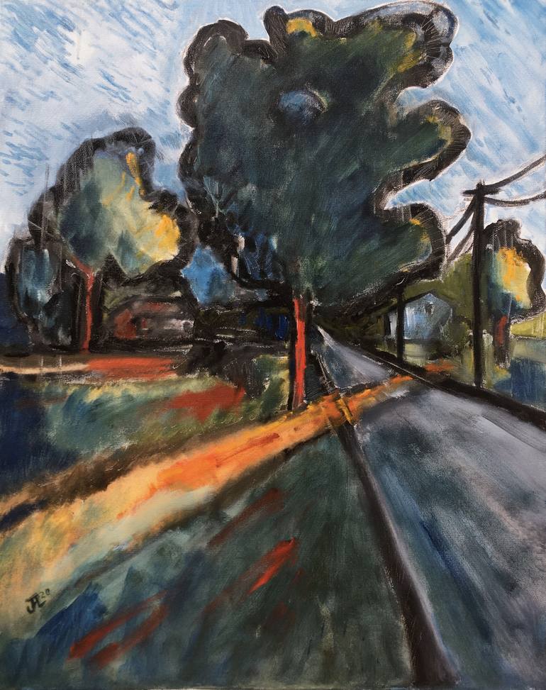 Print of Abstract Landscape Paintings by John Anthony Lawrence