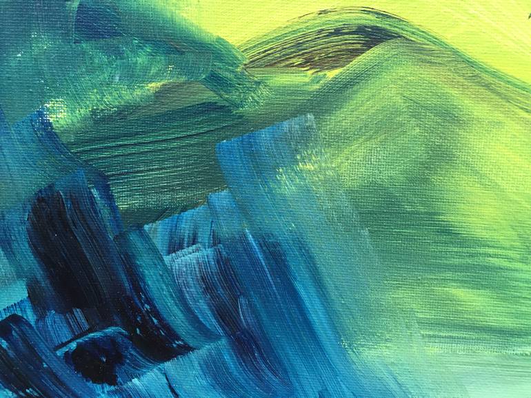 Original Abstract Animal Painting by John Anthony Lawrence