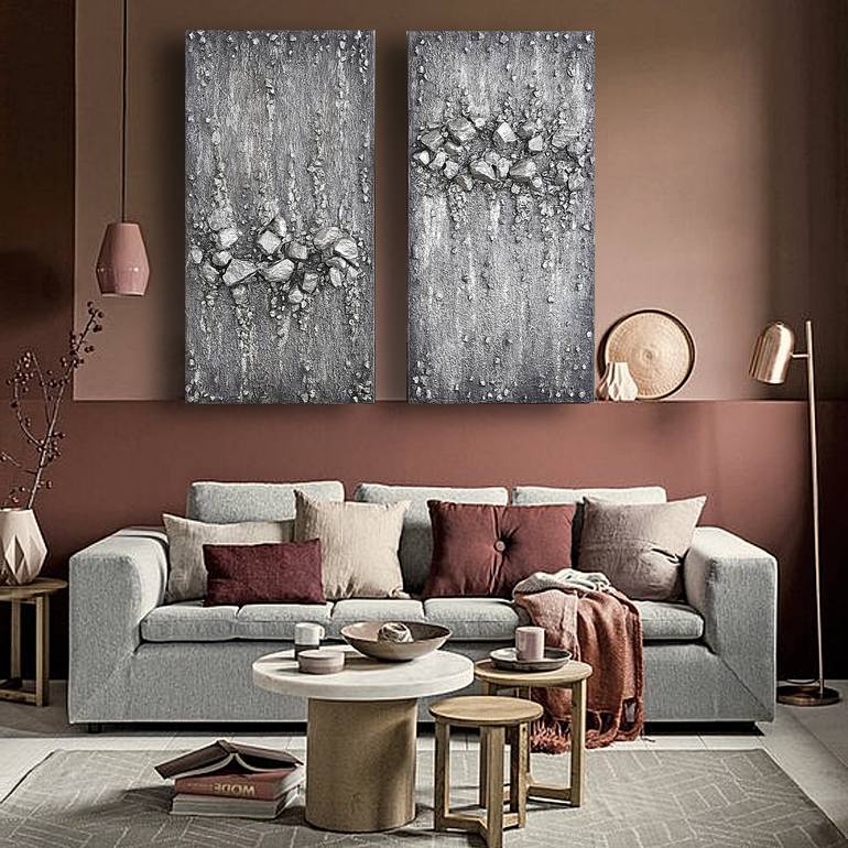 Original Conceptual Abstract Painting by Elena Ivchenko