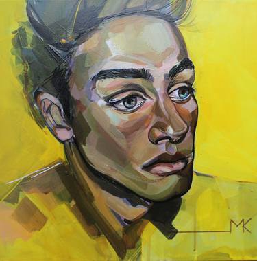 Original Figurative People Paintings by Maria Kim