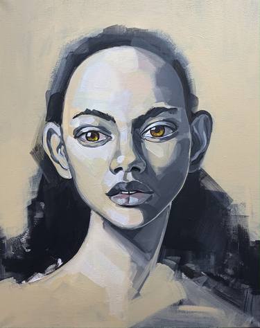 Original Figurative Portrait Paintings by Maria Kim