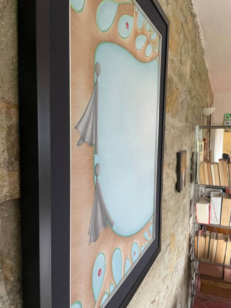 Original Conceptual People Painting by Gabriella Zannoni