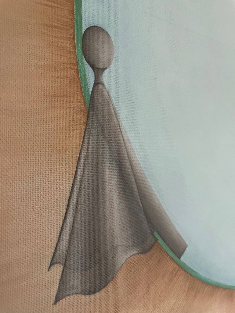 Original Conceptual People Painting by Gabriella Zannoni