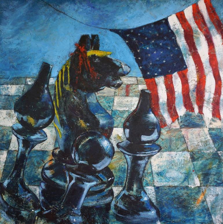 Print of Abstract Expressionism Politics Paintings by Dora Stork