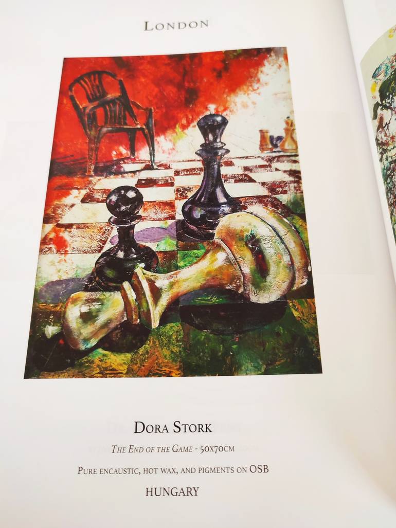 Original Abstract Politics Painting by Dora Stork