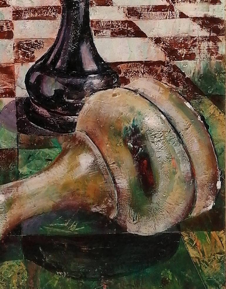 Original Abstract Politics Painting by Dora Stork