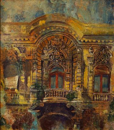 Original Expressionism Architecture Paintings by Dora Stork