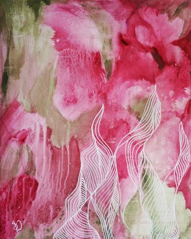 Print of Abstract Botanic Paintings by Dora Stork