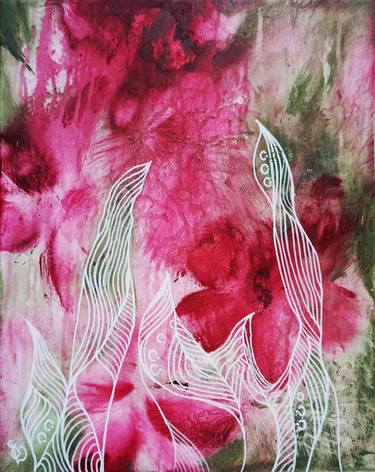 Print of Abstract Expressionism Botanic Paintings by Dora Stork