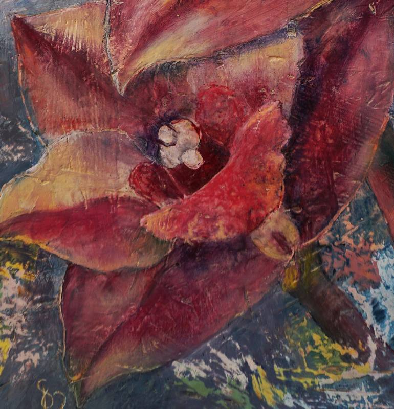 Original Floral Painting by Dora Stork