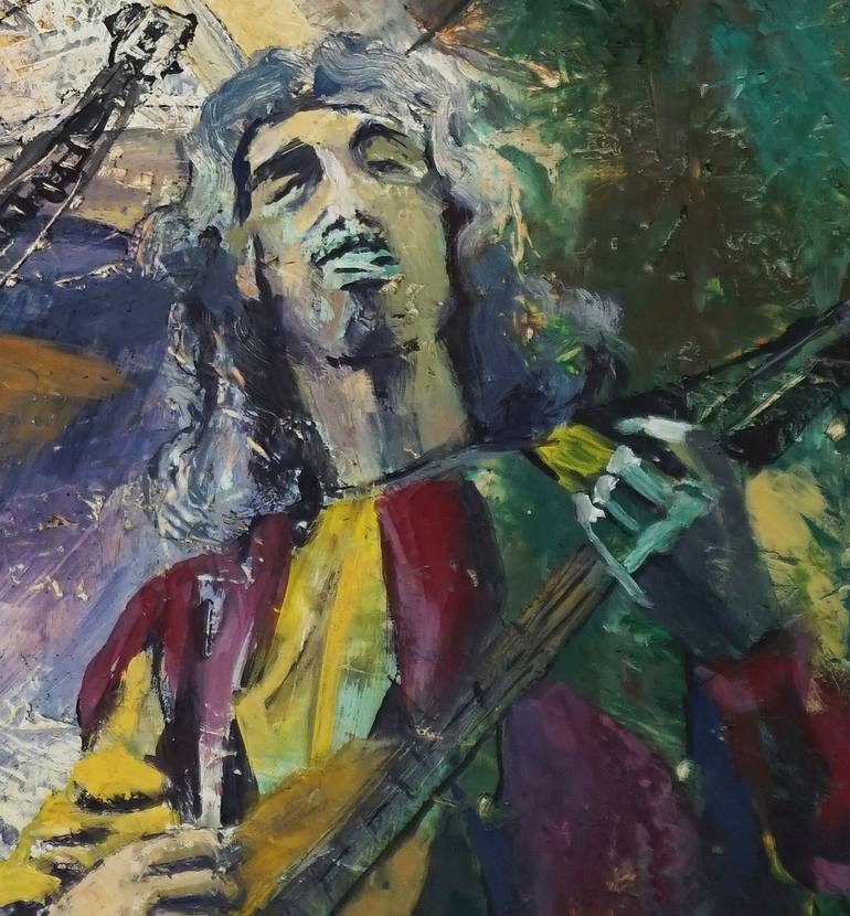 Original Expressionism Politics Painting by Dora Stork