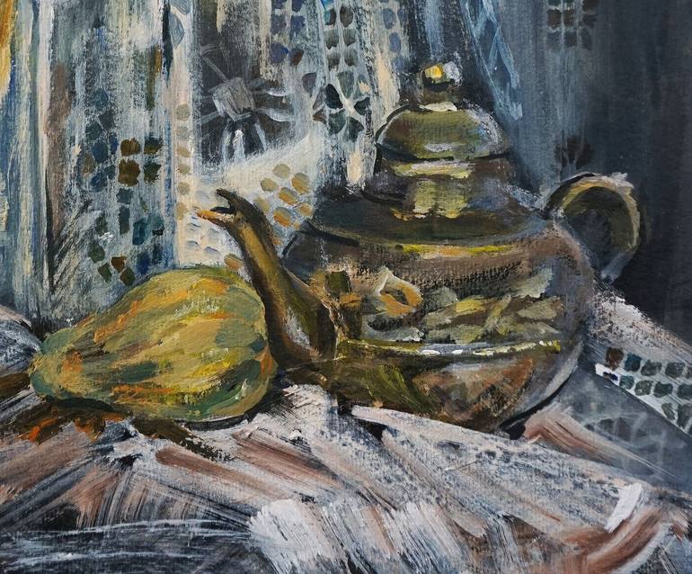 Original Impressionism Still Life Painting by Dora Stork