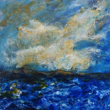 Original Abstract Seascape Paintings by Dora Stork
