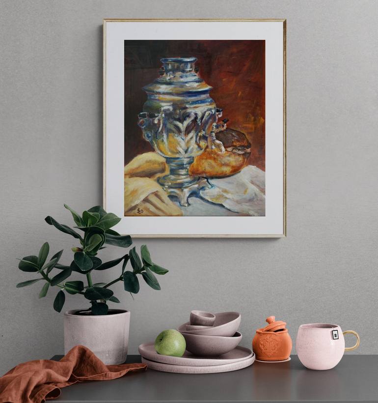 Original Impressionism Still Life Painting by Dora Stork